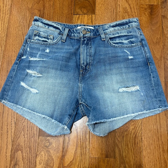 FLYING MONKEY DENIM SHORTS MID RISE DISTRESSED SIZE 29 - Picture 3 of 6